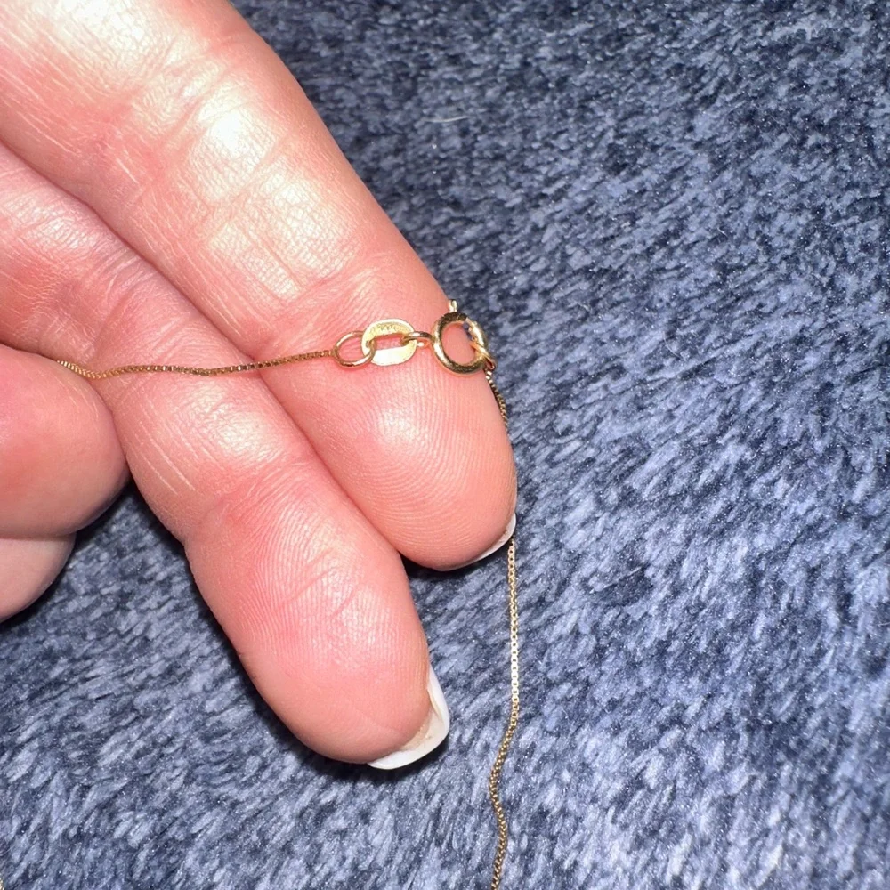 Authentic Gold Crab Pendant Necklace with Pearl and Diamond - Picture 6 of 6